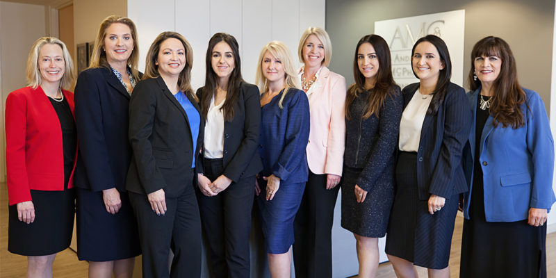 The women of Anderson McPharlin & Conners.